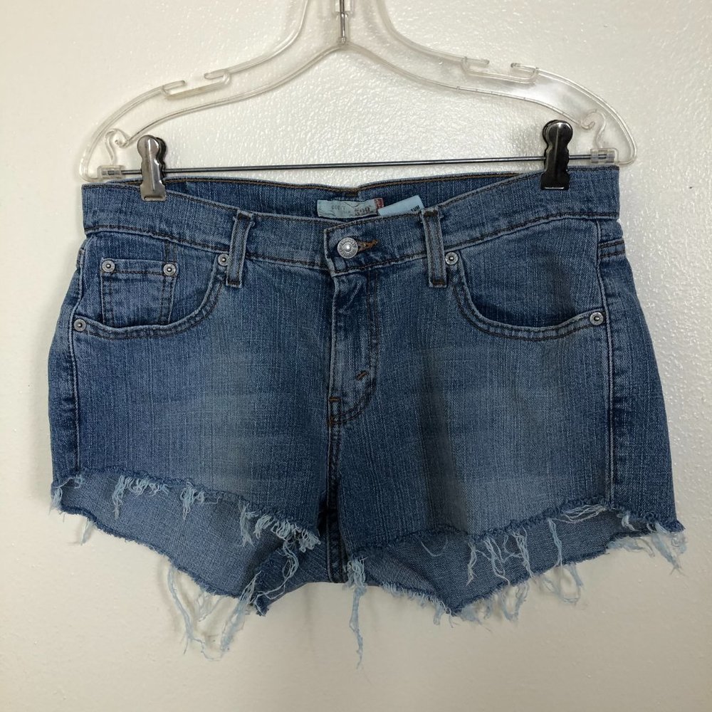 LEVI'S Denim Jean Shorts 529 Cutoff Shorts Size 12